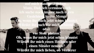 The Script  If you could see me now Lyrics Video German Translate [upl. by Anikahs457]