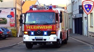 🚨 ELW  TLF 1625  Airhorn LF 1612 Feuerwehr Schmölln [upl. by Lib]