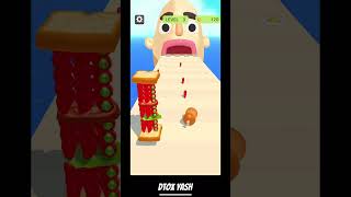 Sandwich runner🍎❤️‍🔥New Update level 3 sandwichrunnergamingshorts viral [upl. by Corenda]