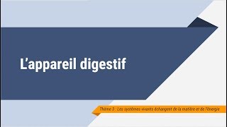 Lappareil digestif [upl. by Llehctim73]