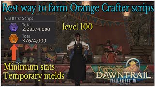 Best way to farm Orange Crafters scrips [upl. by Aicinat]