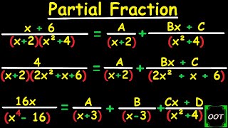 Partial Fraction Decomposition with Quadratic Factor [upl. by Morrell]