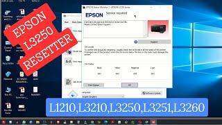 Epson l1210 l3260 l5290 resetter [upl. by Sewole]