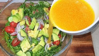 Healthy tasty Rocket Salad with Avocado [upl. by Tansy]