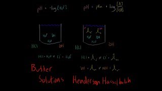 Intro to Buffer Solutions Henderson Hasselbalch Equation and Acid Base Chemistry [upl. by Anitnauq]