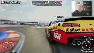 Chicagoland 300 Nascar Race Gameplay [upl. by Ecinej189]