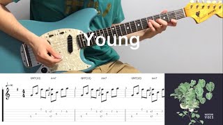 Vacations  Young guitar cover with tabs amp chords [upl. by Kcirnek]