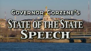 Gov Jon Corzines State of the State Address w Republican Response 2009 [upl. by Naillimxam49]