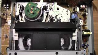 Orion VH21601 videocassette recorder  Rewind cycle [upl. by Perrin]