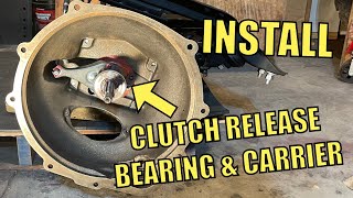 Willys Jeep Clutch Release Bearing amp Carrier INSTALL [upl. by Paul]