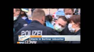 Ebola in GERMANY EbolaAngst in Berliner Jobcenter [upl. by Oriel]