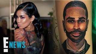 Jhene Aiko Explains Why She Covered Up Big Sean Tattoo  E News [upl. by Hastie]