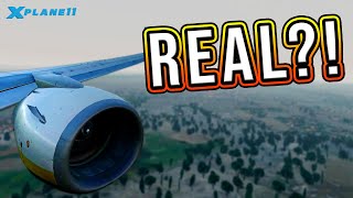 Ortho4XP AMAZING REALISM   Landing at LFPG  Xplane 11  Zibo 738 [upl. by Yellhsa628]