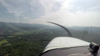 C172 Flight Western Carolina to Blairsville GA [upl. by Ablem698]