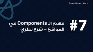 7 ما هو ال component في React؟  شرح نظري [upl. by Neleh]