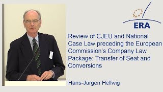 Review of CJEU and National Case Law preceding the European Commission’s Company Law Package [upl. by Illene]