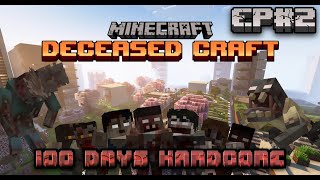 Minecraft Survival 100 DAYS HARDCORE  Podre Sobrevivir  Ep 2 [upl. by Mccreary]