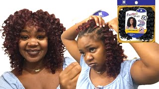 HOW TO FREETRESS RINGLET WAND CURL  REVIEW [upl. by Hardigg]