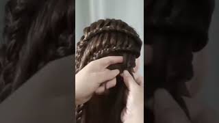 unique hairstyle for girls koreian hairstyle youtubeshorts [upl. by Yrek42]