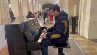 The Most Covered Song Of All Time On A Public Piano [upl. by Ehling28]