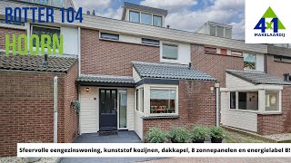 Sfeervolle eengezinswoning  Botter 104  Woningaanbod Hoorn  4x1 Makelaardij [upl. by Anilyx]