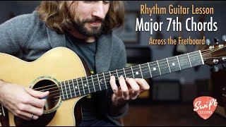 How to Play Maj7 Chords Across the Fretboard [upl. by Natividad107]