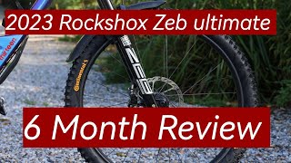 2023 Rockshox Zeb Ultimate 6 month review rockshox Zebultimate Rockshoxzeb [upl. by Esdnyl]