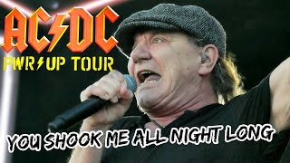 ACDC  YOU SHOOK ME ALL NIGHT LONG  Stuttgart 17072024 quotPOWER UPTourquot [upl. by Dunson428]