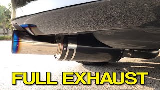 HKS CarbonTi Exhaust on Toyota Supra Mk4 JZA80  FULL EXHAUST [upl. by Bolitho]