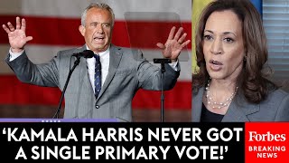 BREAKING NEWS Robert F Kennedy Jr Urges Voters To Reject Kamala Harris At Trump Michigan Rally [upl. by Roxie]