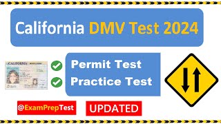 CA DMV Permit Practice Test 2024  20 Hardest Questions Part 4 [upl. by Ij]