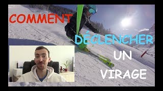 Comment déclencher un virage en ski  2 mouvements essentiels [upl. by Ahsial]