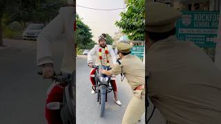 Police Ne Dulhe Ko Pakda  Sujal Thakral shorts ytshorts youtubeshorts funny police wedding [upl. by Nosyarg]