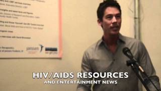 HDTVs David Bromstad launches a new HIV Testing Initiative and shows his mural at LGBT Center [upl. by Alair]