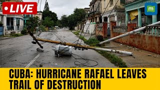 Live Cuba left reeling after Category 3 hurricane ravages island and knocks out power grid  N18G [upl. by Salazar549]