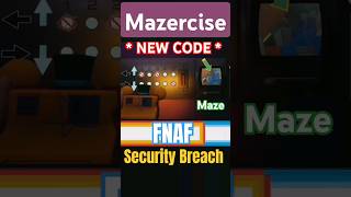 NEW 2024  Mazercise Code  FNAF Security Breach 💯👍 fnaf fnafsecuritybreach gaming shorts [upl. by Rosio109]