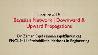 Lecture 19  Bayesian Network  Downward amp Upward Propagations [upl. by Ahseiyk575]