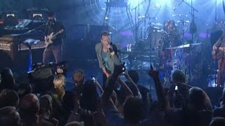 Coldplay  Viva La Vida Live on Letterman [upl. by Noicpesnoc]