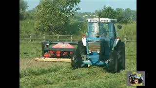 FORD 8210 II AND VICON MOWER CONDITIONER [upl. by Sadirah]