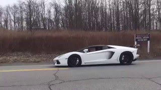 Loud Lamborghini Aventador Roadster w Kreissieg Exhaust [upl. by Locke945]