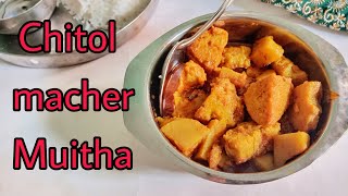 Chitol Macher Muitha  Nonveg fish curry recipe  Chitol fish curry recipe  চিতল মাছের মুইঠ্যা [upl. by Hendrick]