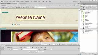 Changing the Navbar background image and color Dreamweaver [upl. by Carlin]