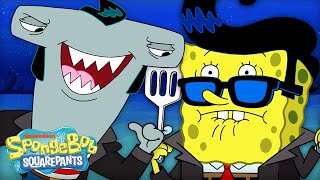 SpongeBob Celebrates Shark Week 🦈  SpongeBob Full Episode in 5 Minutes  SpongeBobOfficial [upl. by Xonnel]