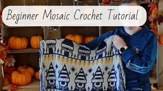 Part 1 Overlay Mosaic Crochet Tutorial [upl. by Eahsal]