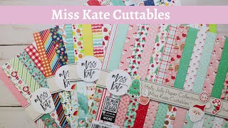 Scrapbook Paper Haul  Miss Kate Cuttables [upl. by Meletius]