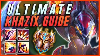 ULTIMATE SEASON 11 KHAZIX GUIDE  COMBOS CLEARS BUILD RUNES HOW TO PLAY  League of Legends [upl. by Salita]