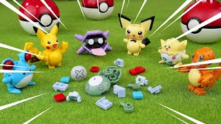 Pokemon Mega Construx  Stop Motion Building [upl. by Tehr504]