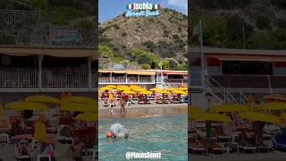 Ischia🇮🇹Maronti Beach​⁠PlacesSeen1 ischia ischiaisland italy italia beach italianisland [upl. by Danyluk]