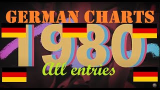 German Top Singles 1980 All songs [upl. by Kinna]