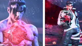 Tekken 8 jin rage art vs story mode rage art ‼️ [upl. by Ewall993]